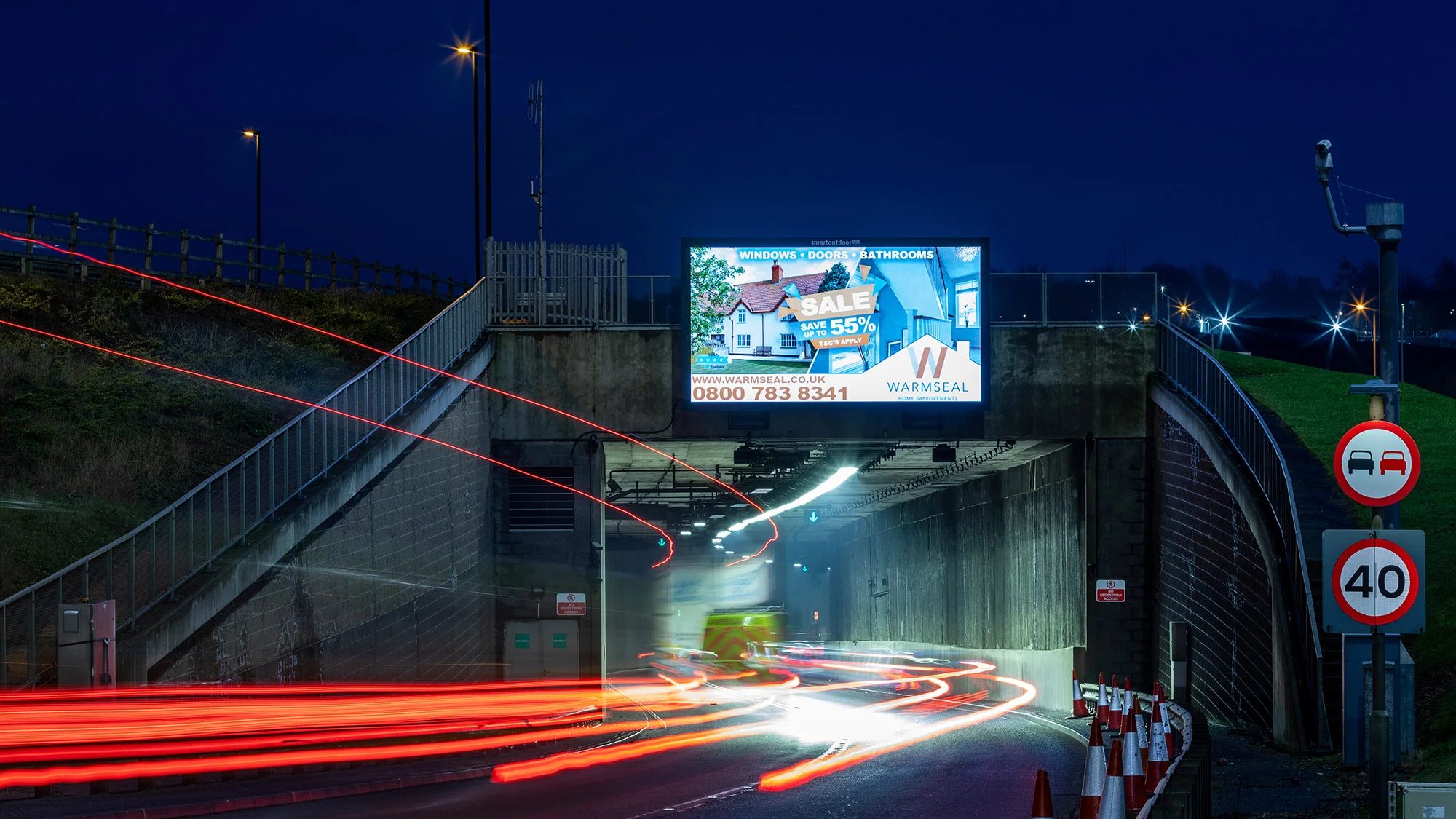 Tyne Tunnel, Jarrow (Northbound)