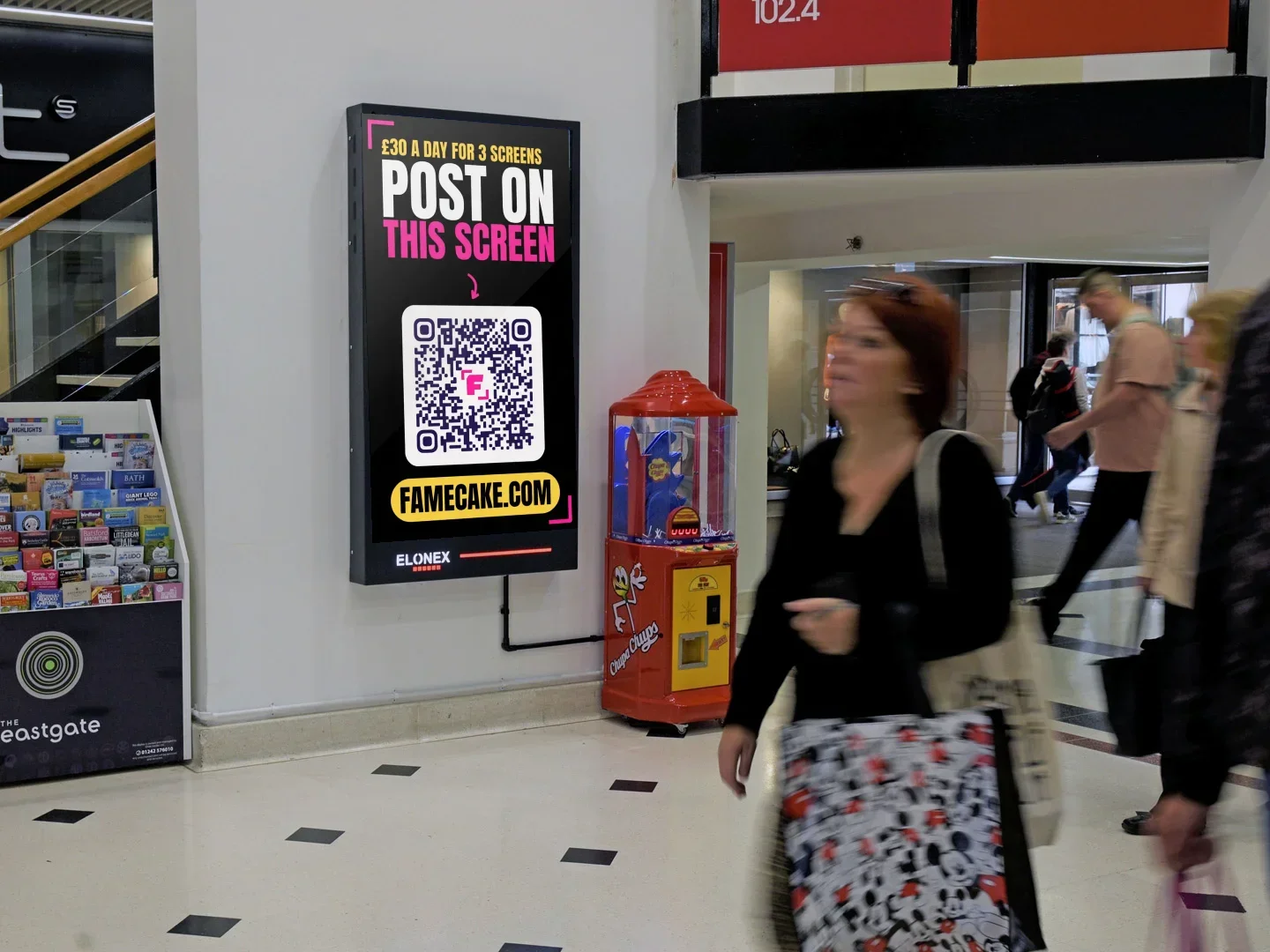 Eastgate Shopping Centre - Wall Mounted A