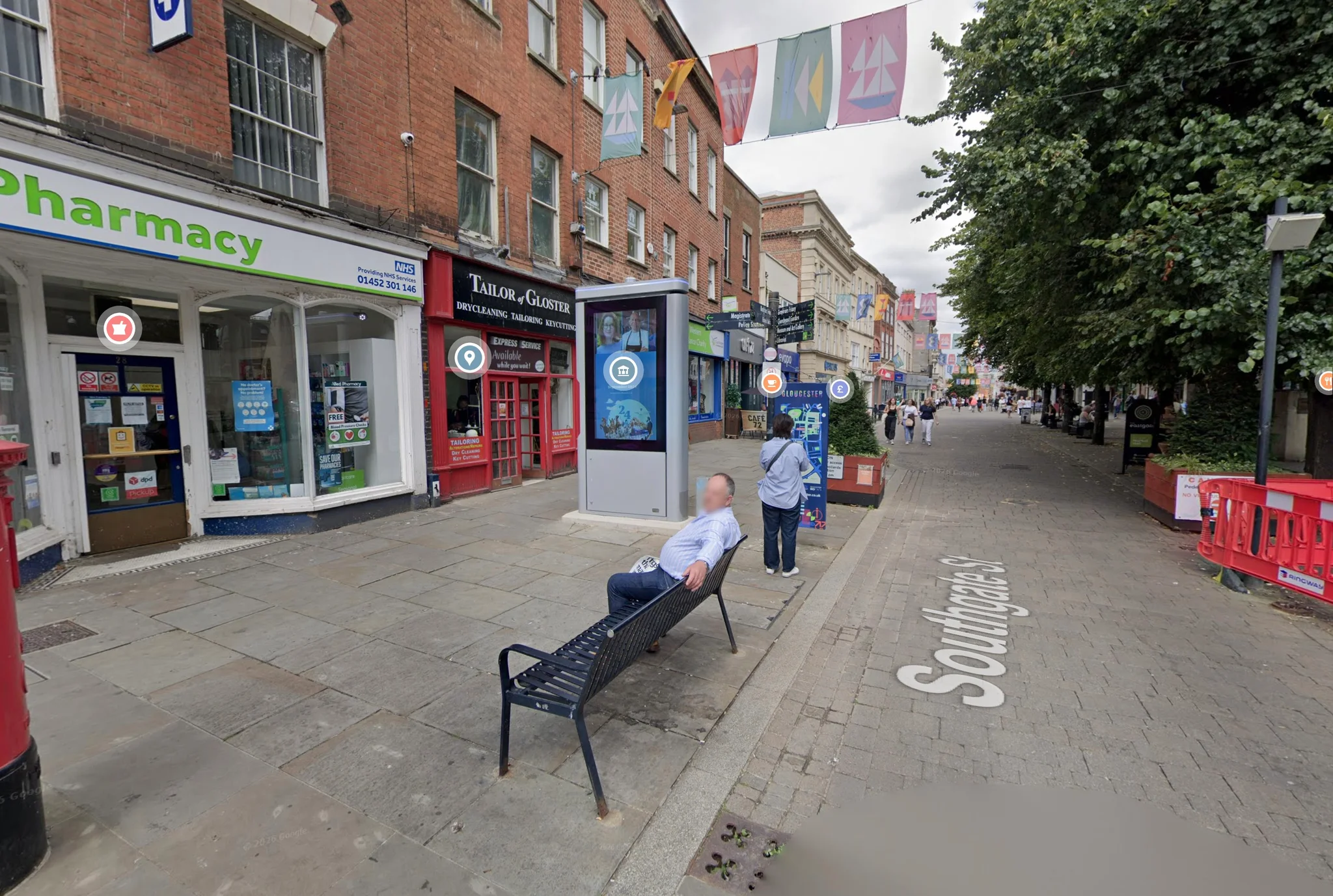 Gloucester City Centre D6s - 21-25 Southgate St - North Facing
