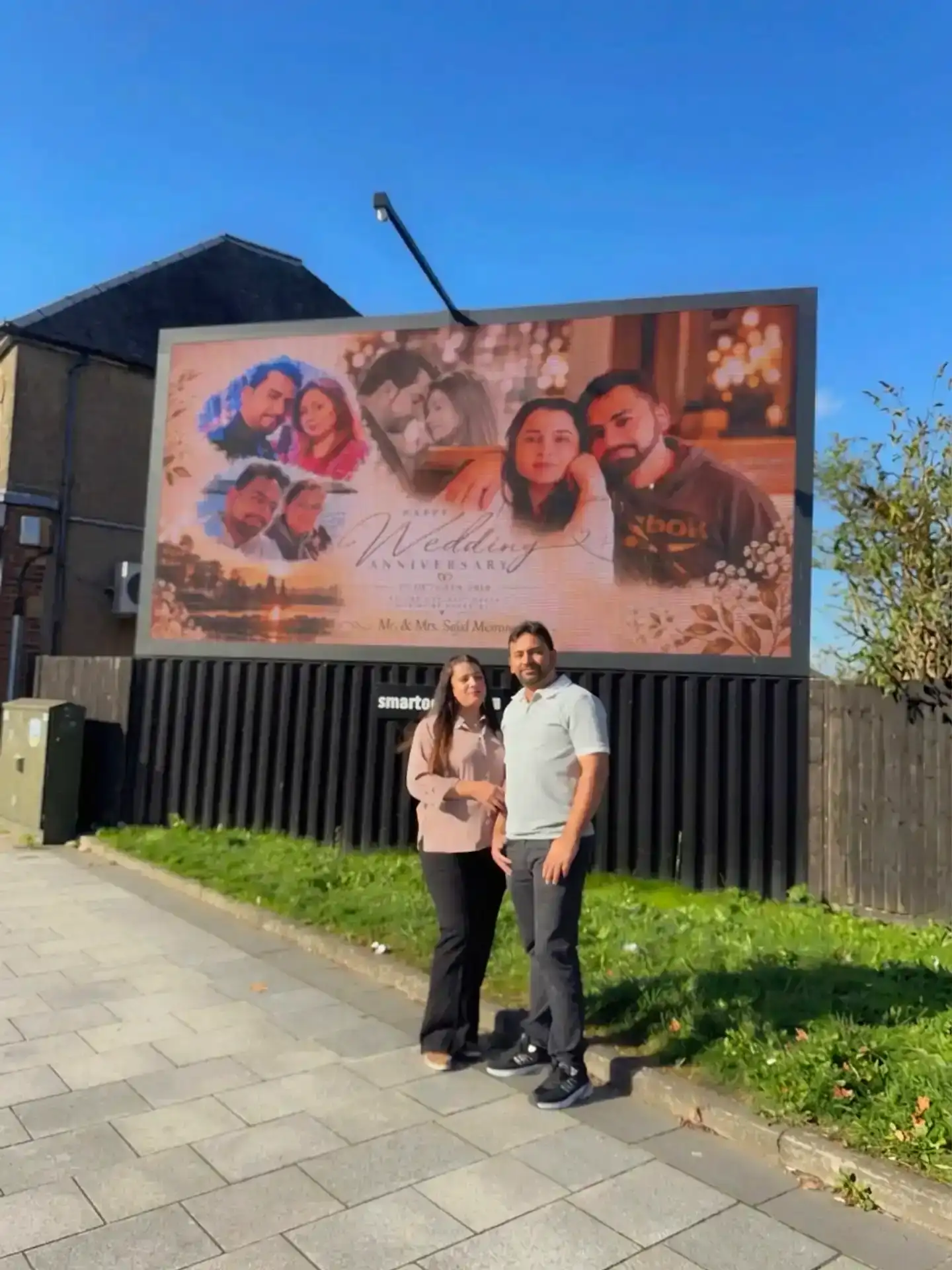 A customer's post live on Drip Road, Stirling