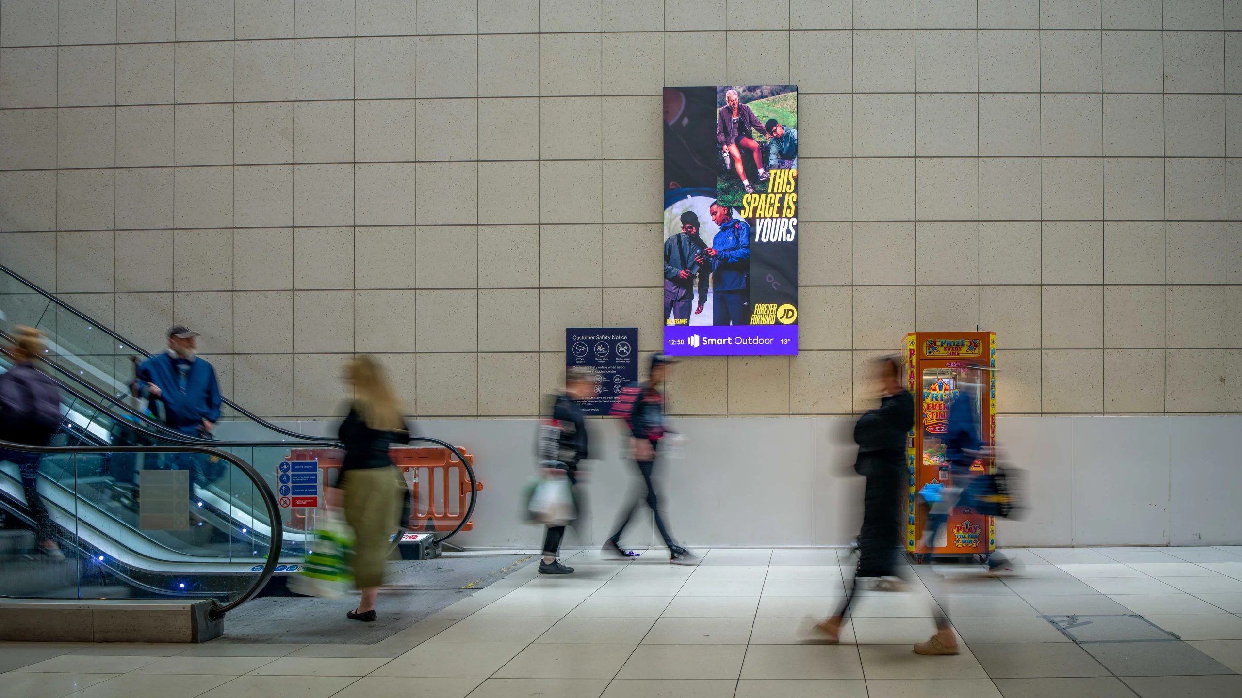 Digital screen at Chelmsley Wood, Birmingham